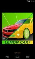 Poster Lemon Car Checker