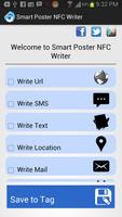 Smart Poster NFC Writer اسکرین شاٹ 1