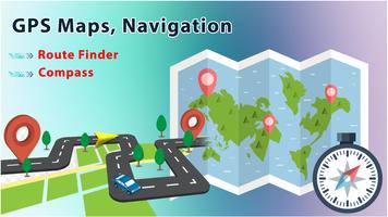 GPS Phone Tracker, Maps & Directions, Navigation poster