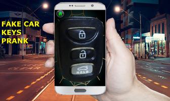 Llaves de control de coches de broma Poster