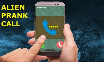 Fake Alien Phone Call Prank : Free Poster
