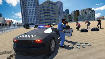Ville Police Voiture Chasse 2018 : Flic Simulateur Affiche