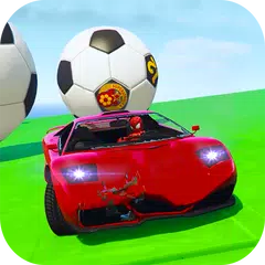 Скачать Superhero Heavy Cars Stunt Rider APK