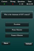 Goods and Services Tax Quiz ภาพหน้าจอ 1