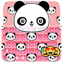 Rosa Panda Tastatur Emoji APK
