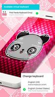 Pink Panda Keyboard ภาพหน้าจอ 1