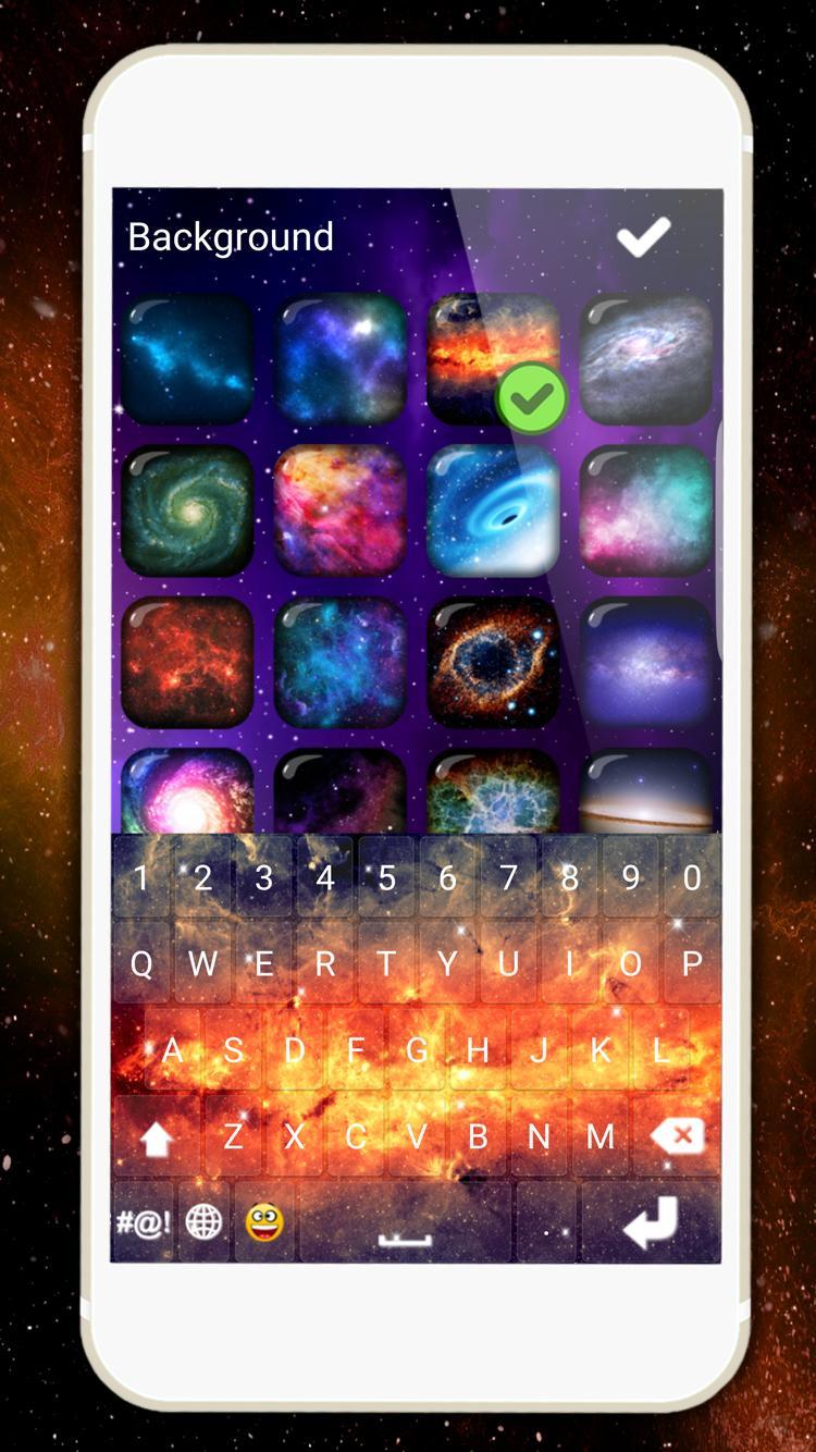 Android 用の キラキラ ギャラクシー キーボード Apk をダウンロード