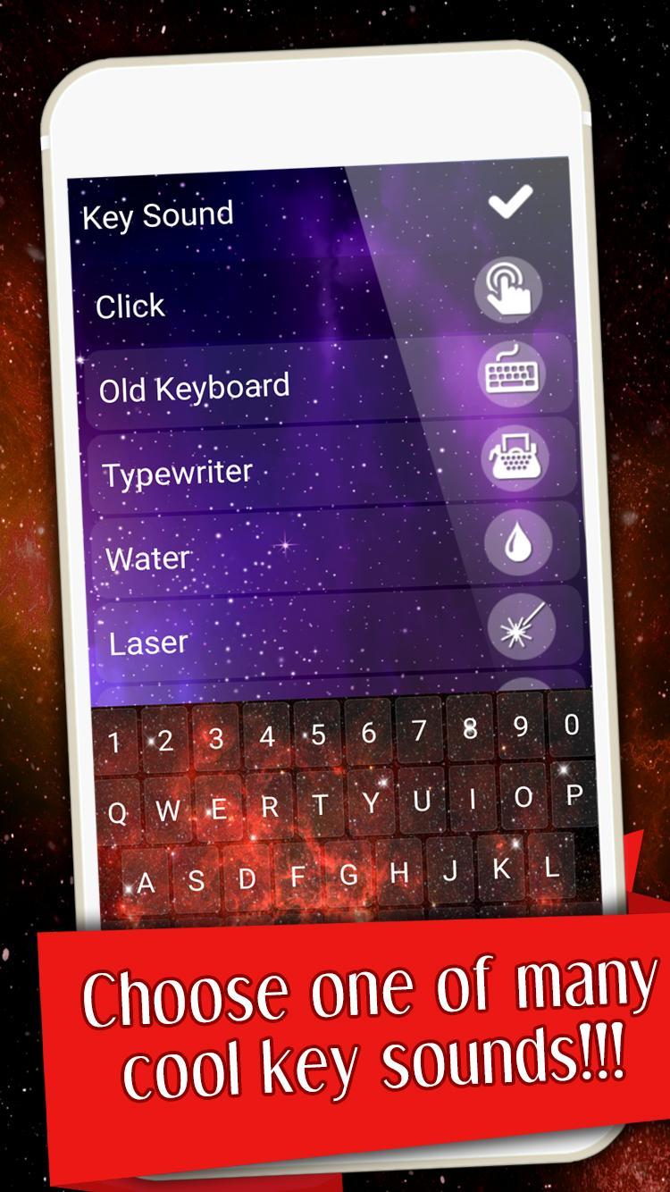 Android 用の キラキラ ギャラクシー キーボード Apk をダウンロード