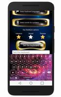 Teclado galaxia Poster