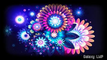 Glowing Flowers Wallpaper 截圖 1