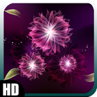 Neon Flowers Wallpaper আইকন