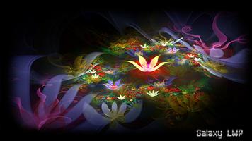 Neon Flowers Wallpaper স্ক্রিনশট 1