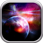 Galactic Space Live Wallpapers आइकन