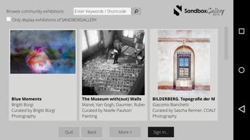 SandboxGallery - Exhibitions スクリーンショット 2