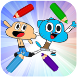 Gamball Hero Coloring Game icon