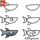 Steps to Draw The Best Fish APK