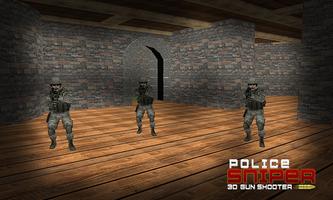 قناص الشرطة 3D بندقية مطلق النار تصوير الشاشة 2