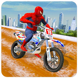 Spiderman Impossible Track Cascades de vélo icône