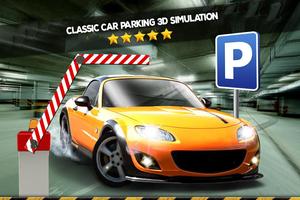 Classic Car Parking 3D Simulation الملصق