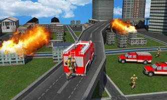 Fire Brigade: Fire Truck Rescue Game screenshot 2