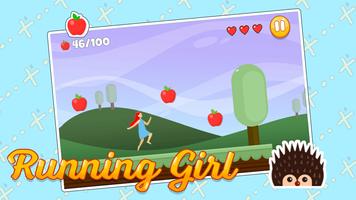 Running Girl Poster