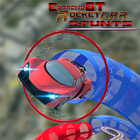 GT Rocket car Driver stunts 3D Zeichen