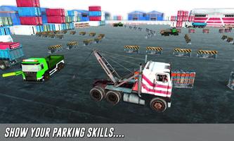 Real truck parking game 2017 Ekran Görüntüsü 1