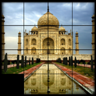 Puzzle Game - Picture Slider Taj Mahal icône