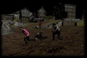 Zombie Game Dark Night Hunting-poster