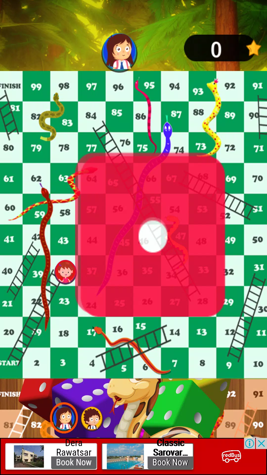 Snakes and Ladders: Multiplayer 🕹️ Jogue no Jogos123