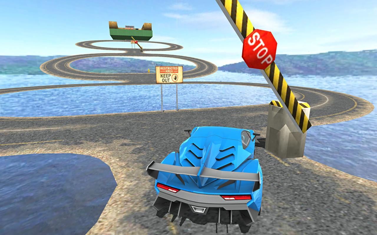 Impossible Sky Tracks Car Driving Simulator For Android - roblox vehicle simulator how to play guitar