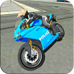 Police Motorbike Driver 3D : <span class=red>Simulation</span> Game