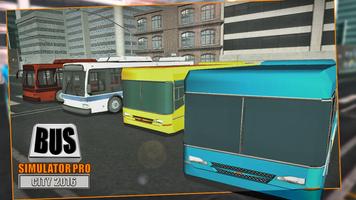 Poster Bus Simulator Pro - City 2016