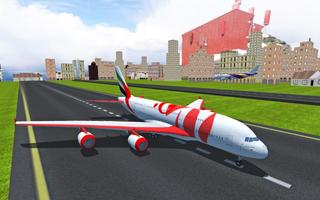 Voar simulador de vôo de avião imagem de tela 1