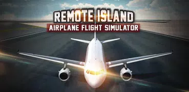 Remote Island Airplane Flight