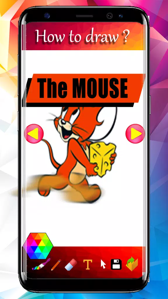 How to draw Tom And Jerry toon for Android