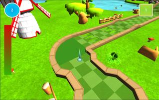 Mini Golf Challenge 3D Free اسکرین شاٹ 2