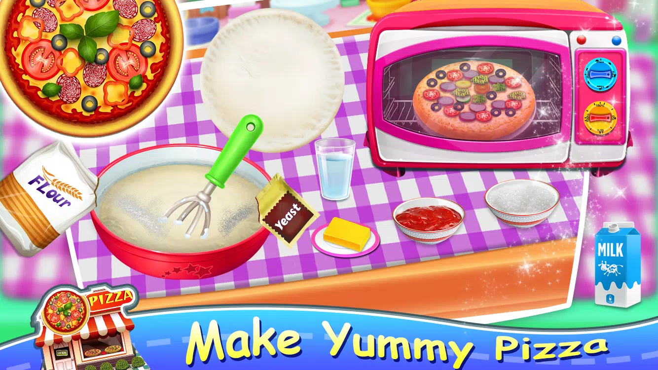 Download do APK de Jogos de culinária fazer pizza para Android