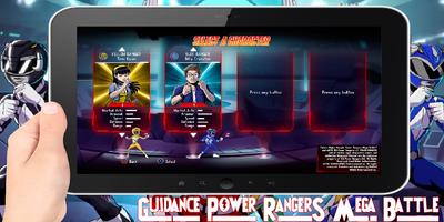 1 Schermata Guidance Power Rangers Mega Battle
