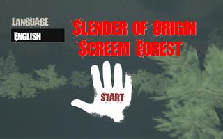 Slender man Origins of Scrim Forest Affiche