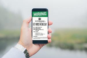 Hiring jobs poster