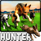 Course de chasse au chien fou Simulateur 3D : 2018 icône