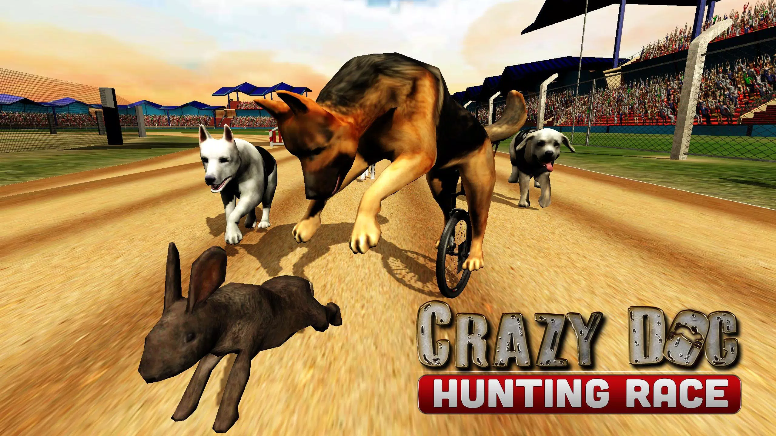 Racing Dog Simulator : Crazy Dog Racing Games