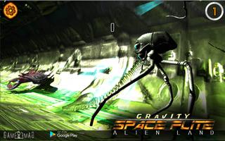 Gravity Space Flite Alien Land capture d'écran 1