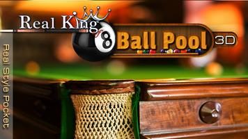 Real King of 8 Ball 3d Pool Affiche