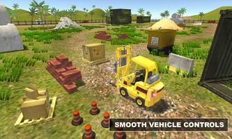 Construction Forklift Driver Simulator 3D Ekran Görüntüsü 1