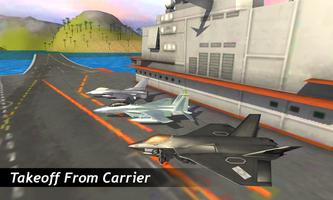 Fighter Jet Airplane Simulator 3D capture d'écran 1