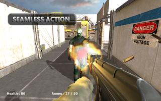 Army Soldier FPS Zombie Hunter ảnh chụp màn hình 1