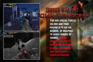 Zombies War 2017 : Gun Trigger screenshot 2
