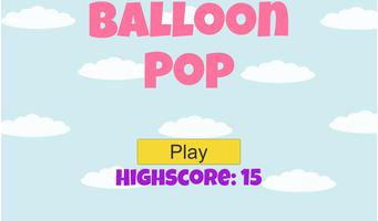 Balloon Pop الملصق